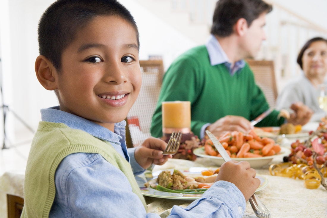 Meals at holidays with adopted child