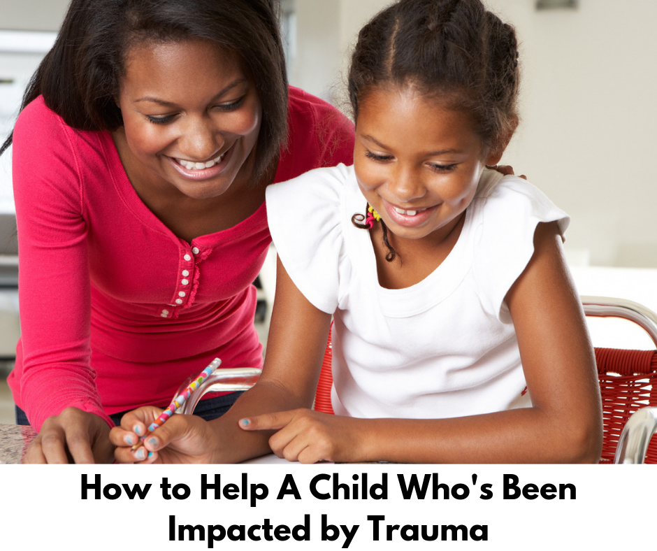 Helping child at traumaversaries